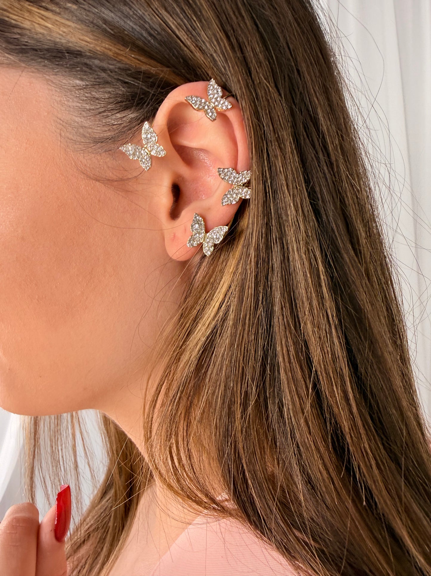 Orecchini Earcuff Farfalle