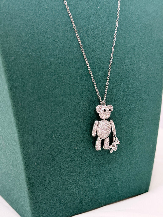 Collana Teddy Strass