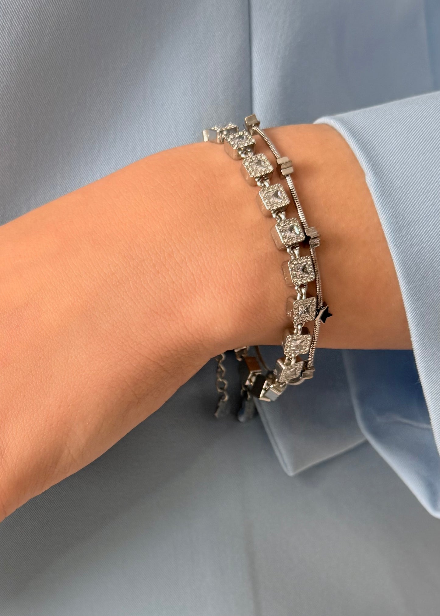 Bracciale con zirconi