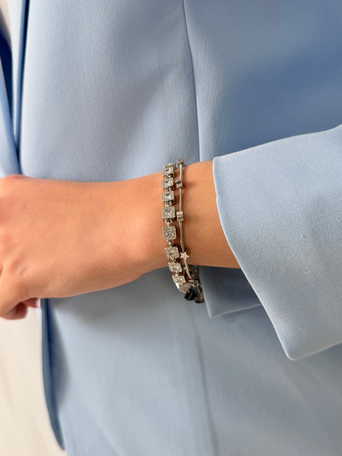 Bracciale con zirconi