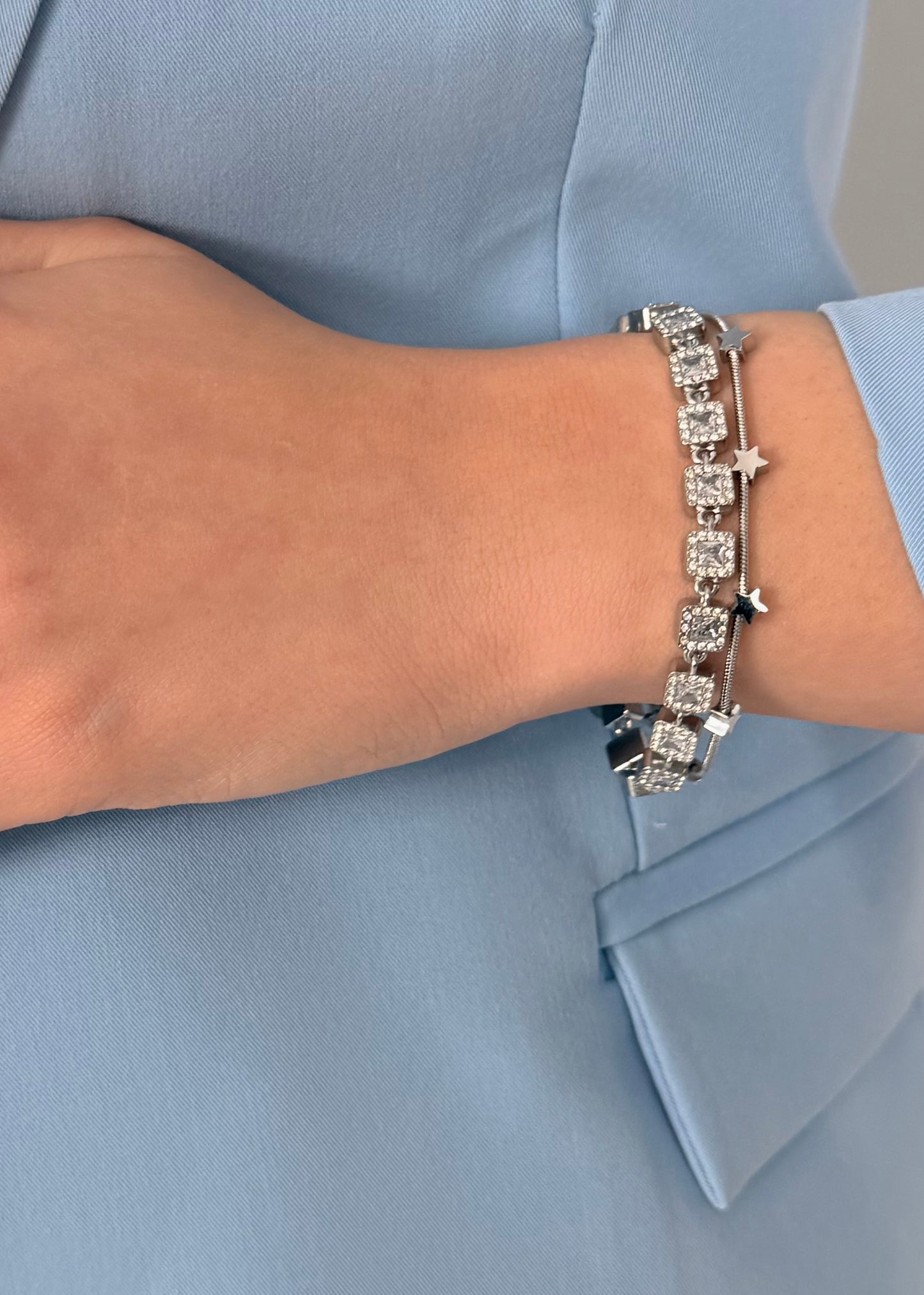 Bracciale con zirconi