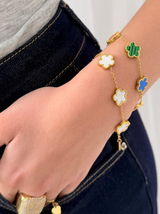 Bracciale con fiori