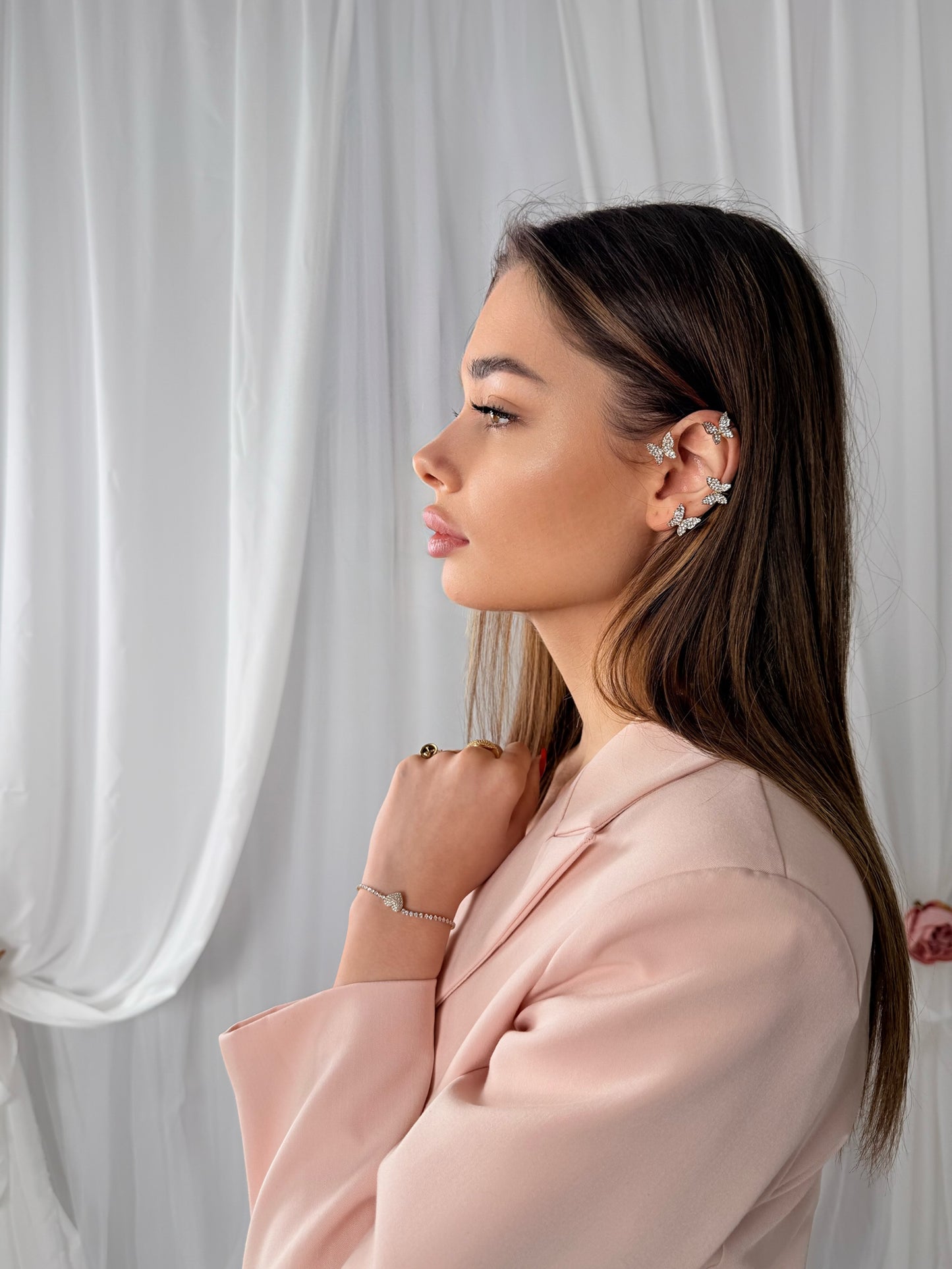 Orecchini Earcuff Farfalle